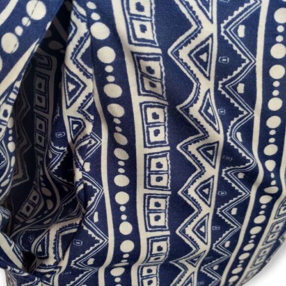 LULAROE BLUE GEOMETRIC PRINT MARLY DRESS SZ.XXS EUC - Picture 6 of 8